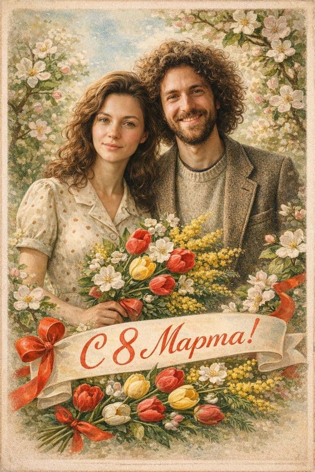 красивые открытки с пожеланием 8 марта